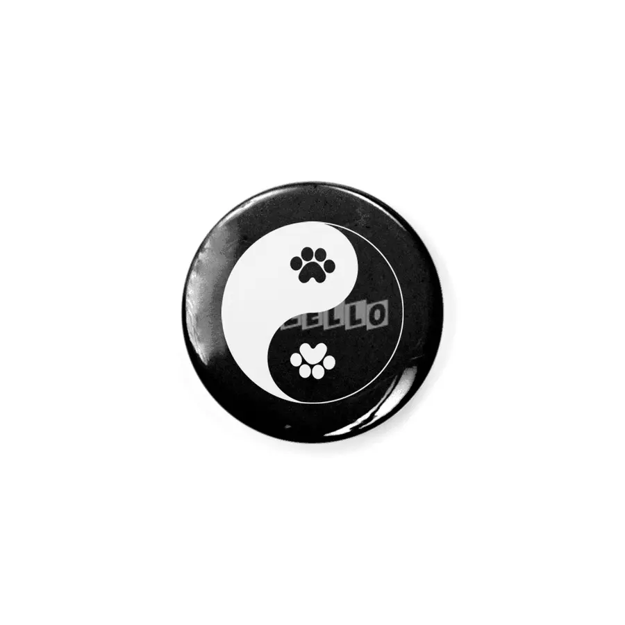 Panda yin yang Rozet