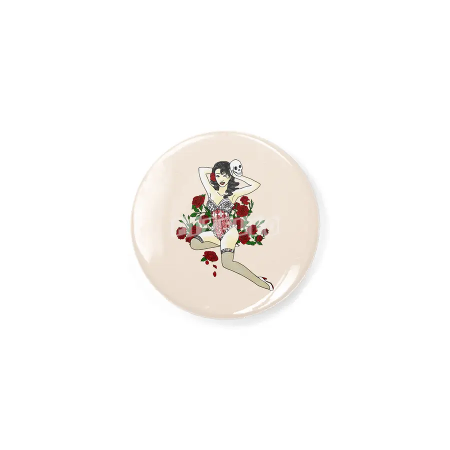 Wild Rose Pin Up Rozet