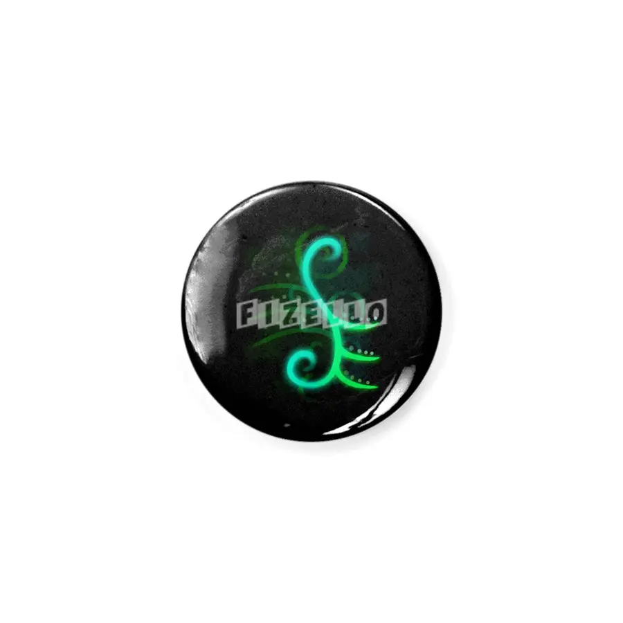 Green Neon Stripes Rozet