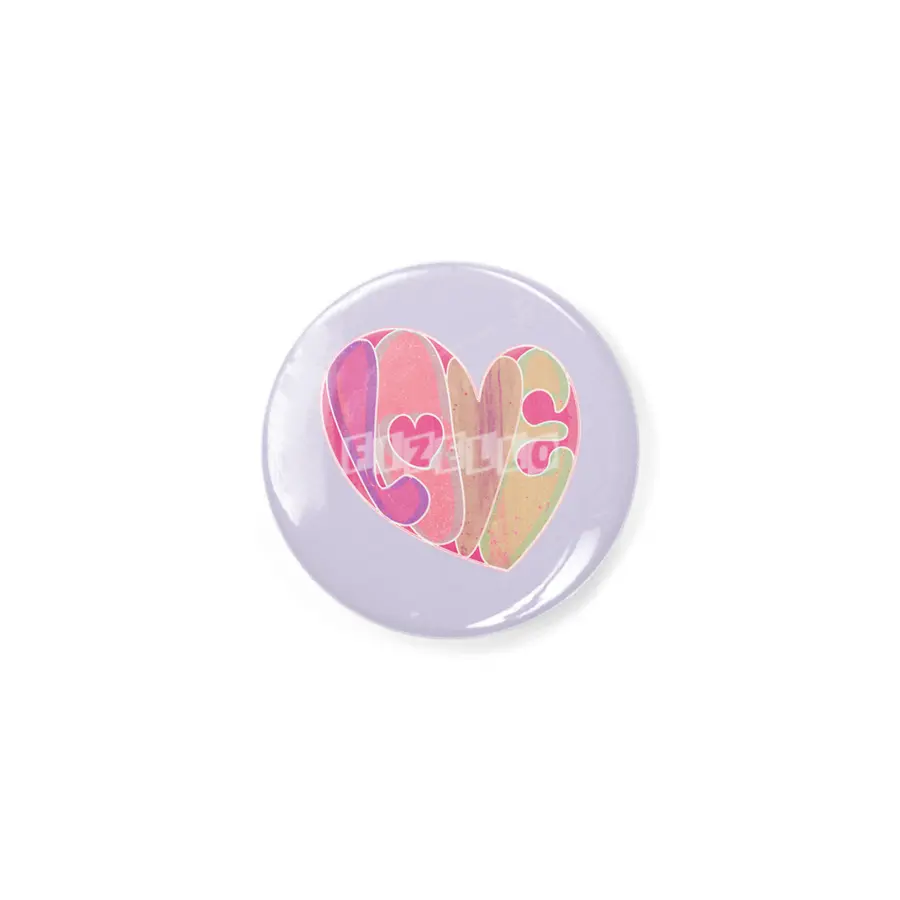 Love Neon Glow Rozet