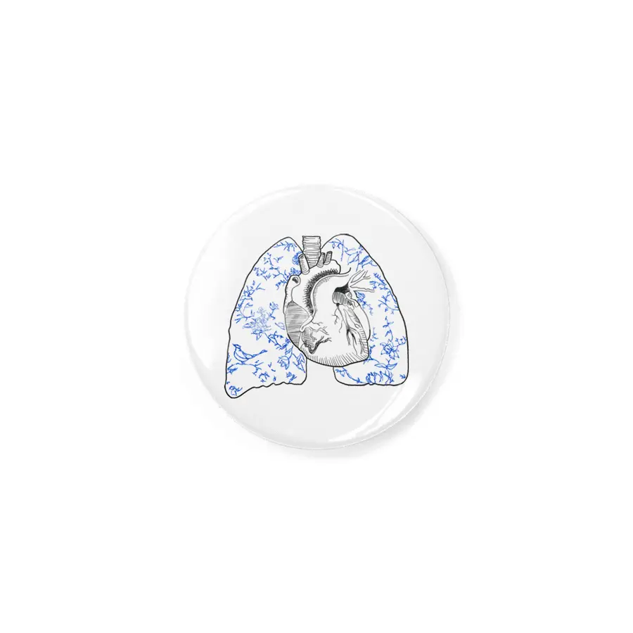 Cleansing Breath | @makemeunison Hand Drawn Art Rozet