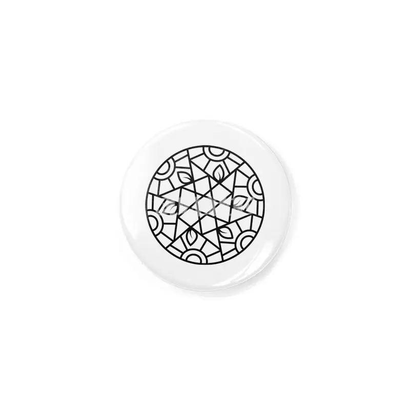 Black and white mandala vector isolated on white. Vector hand drawn circular decorative element. Rozet