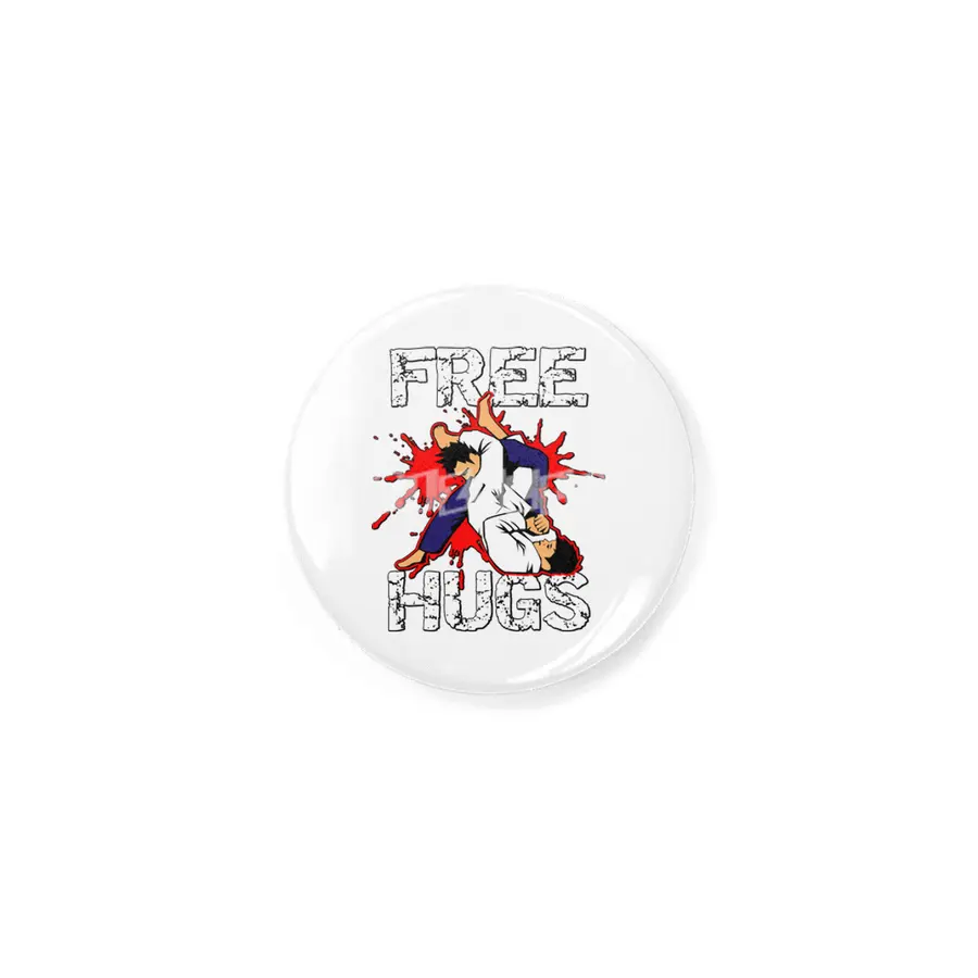 Free Hugs Martial Arts Jiu Jitsu Kung Fu Rozet