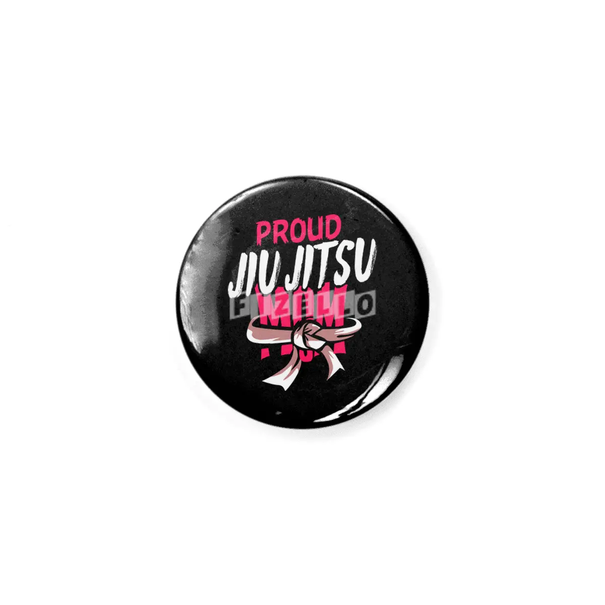 Proud Jiu Jitsu Mom BJJ Martial Arts Rozet