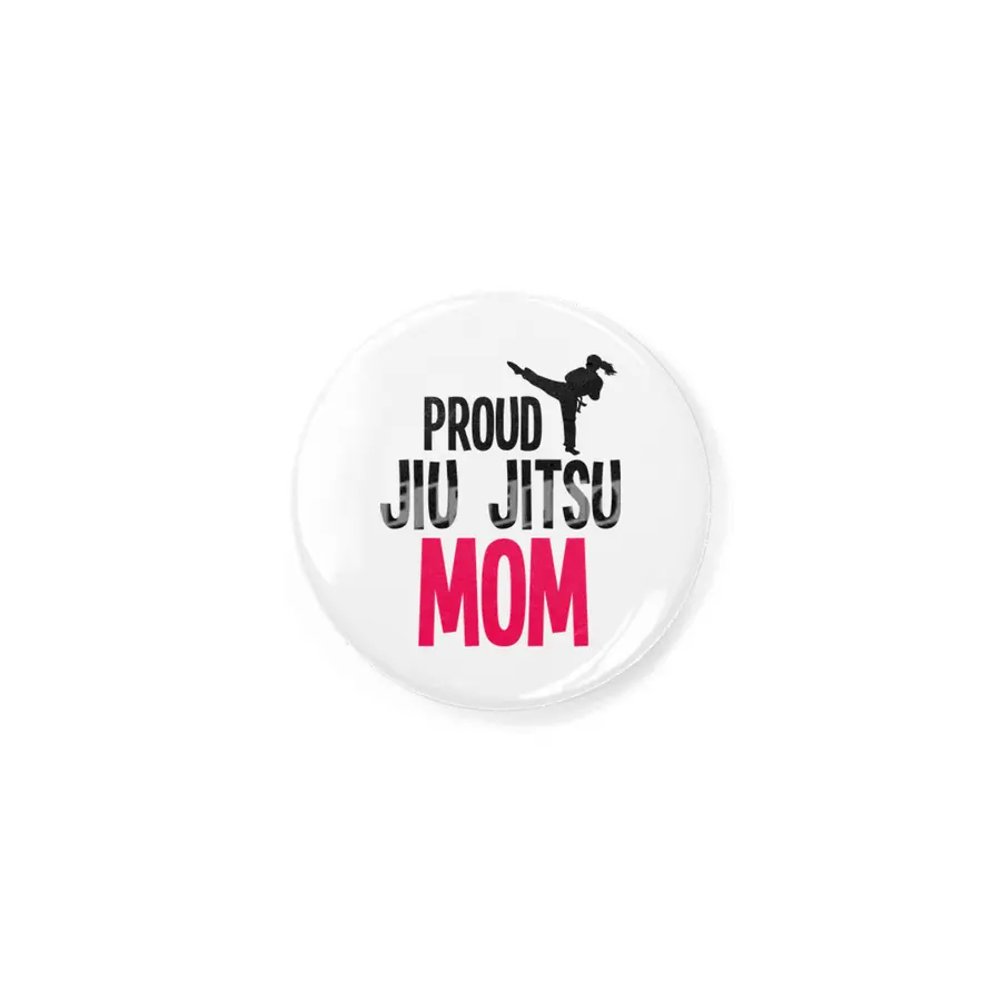 Proud Jiu Jitsu Mom BJJ Martial Arts Rozet