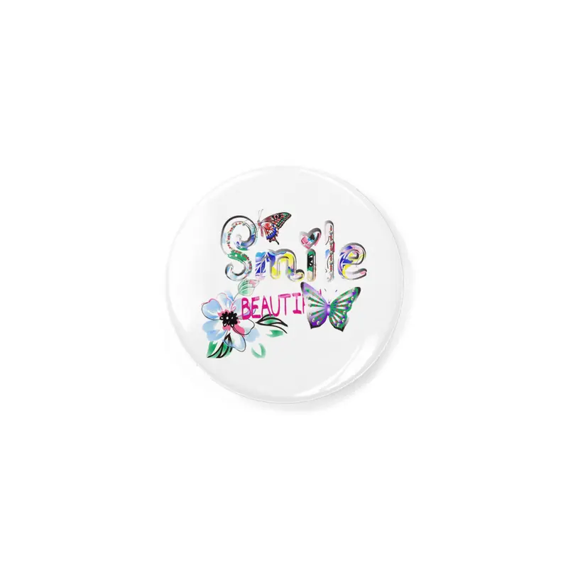 Butterfly alphabet letter smile beauty Rozet