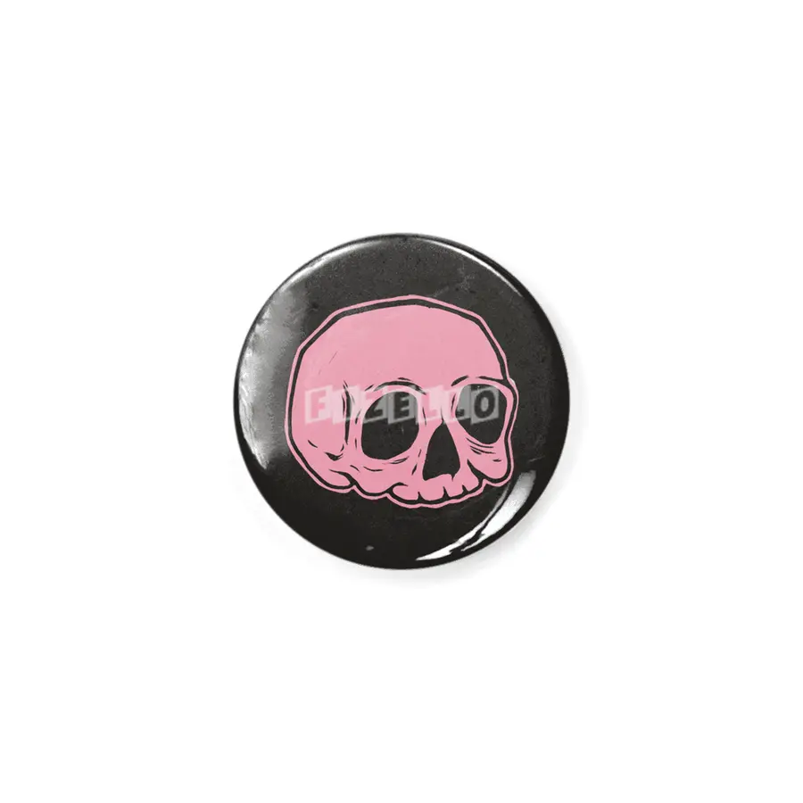 Classic Skull (PINK) Rozet
