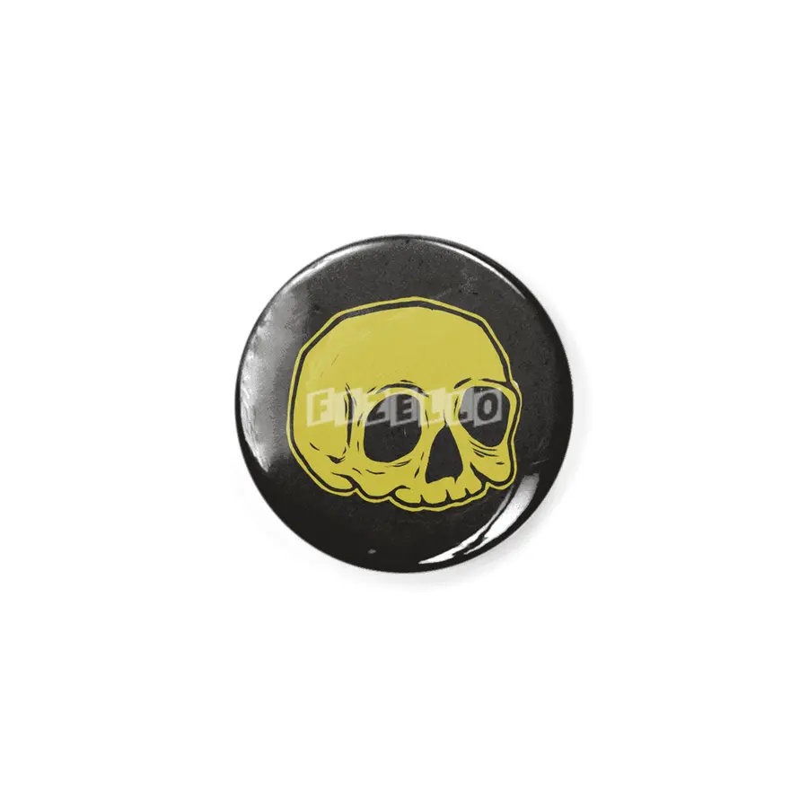Classic Skull (YELLOW) Rozet