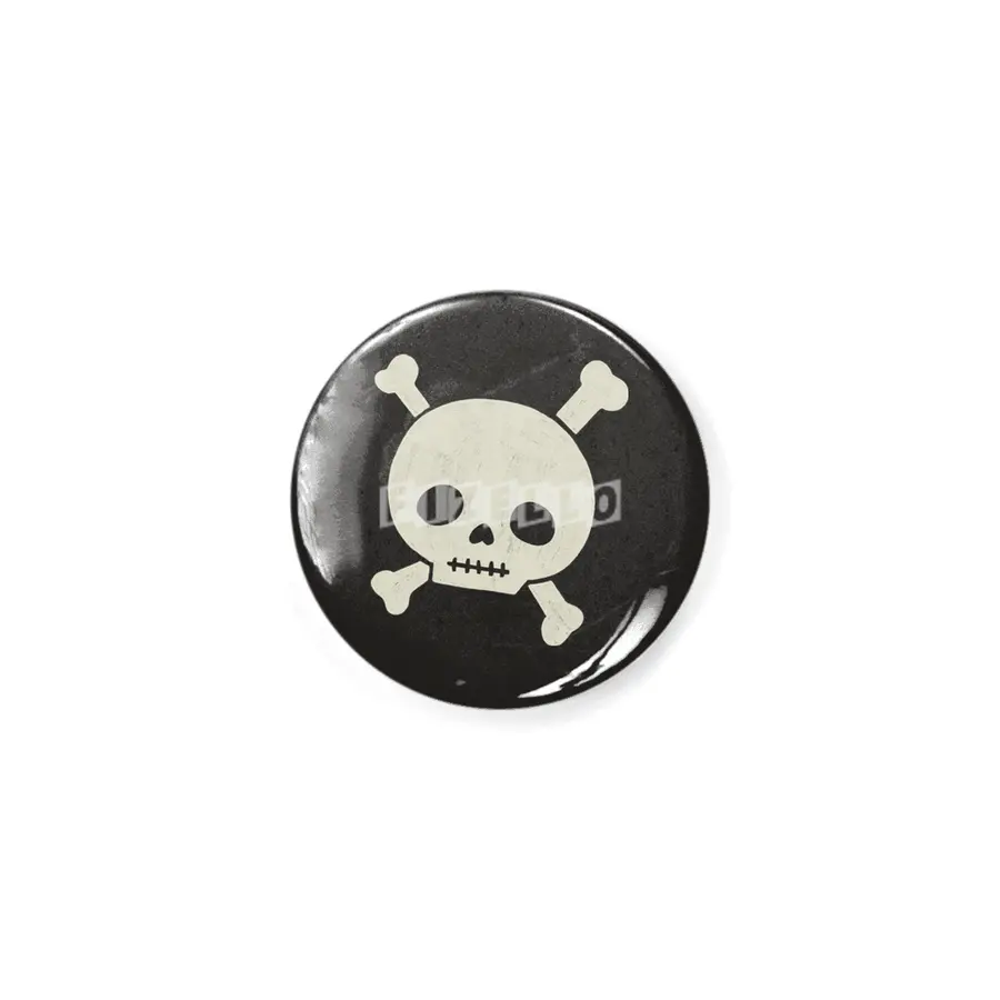 Cute Skull and Bones Rozet