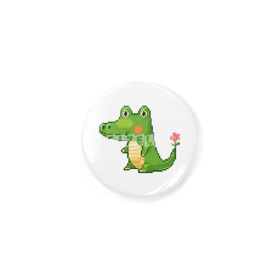 Alligator crocodile cute animation Rozet