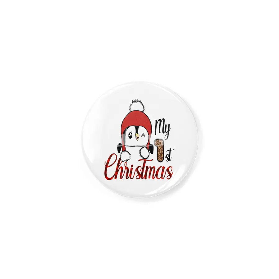 Baby Penguin My First Christmas Rozet