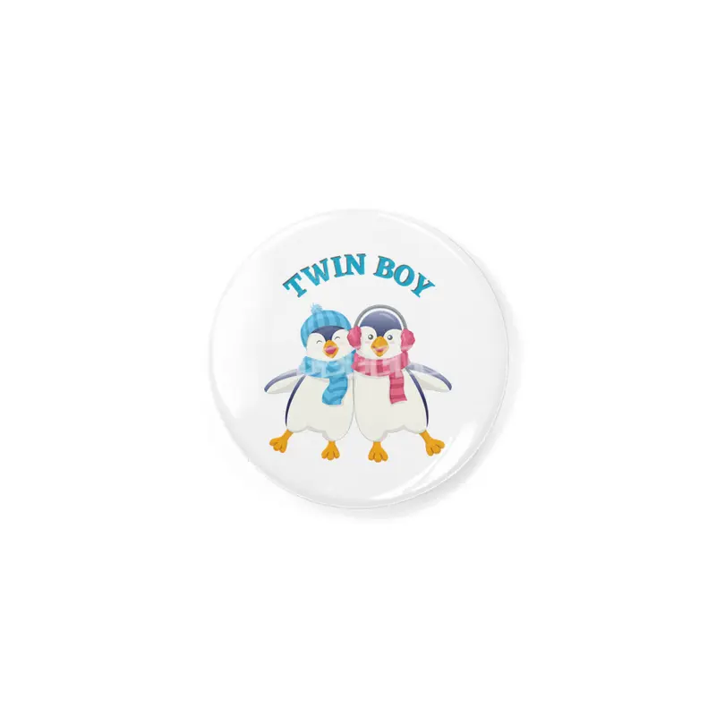 Twin outfit - twin boy penguin is standing Rozet