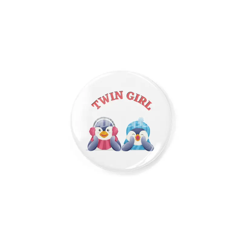 Twin outfit - twin girl penguin lies Rozet