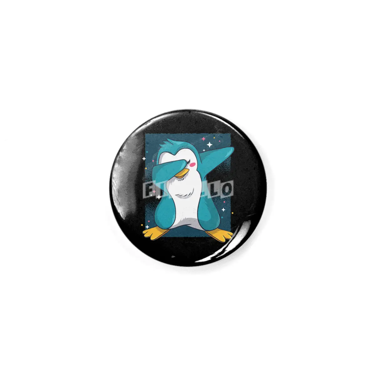 Dabbing Penguin Dab Penguin Rozet