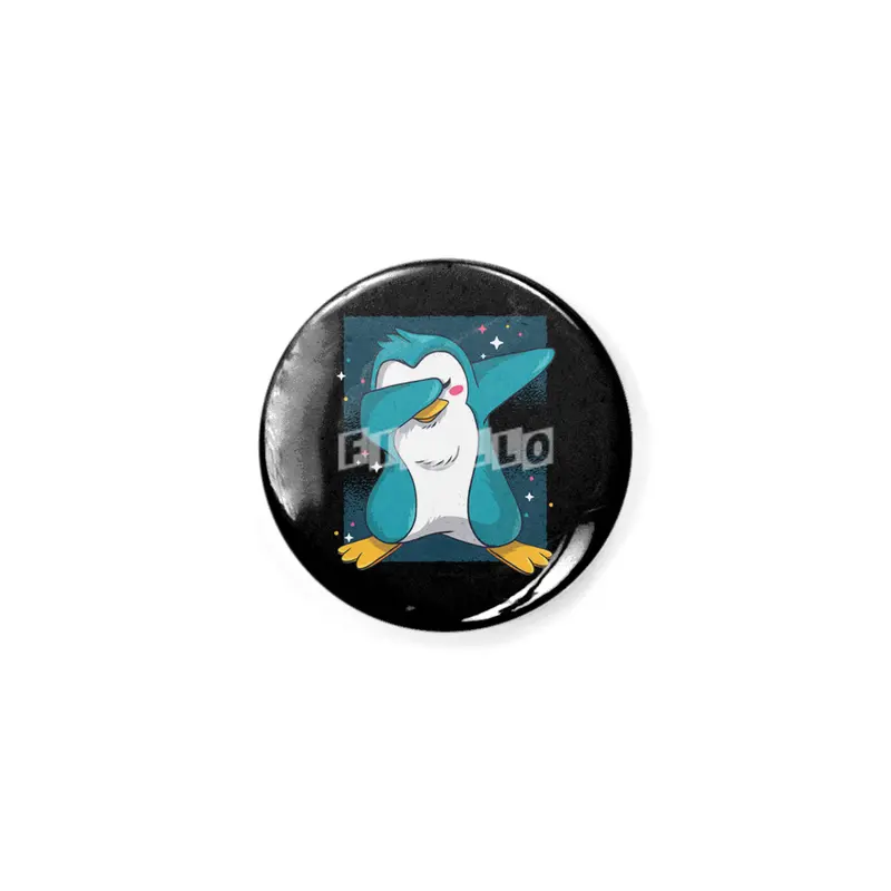 Dabbing Penguin Dab Penguin Rozet