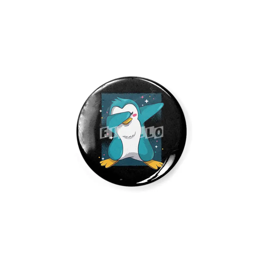Dabbing Penguin Dab Penguin Rozet