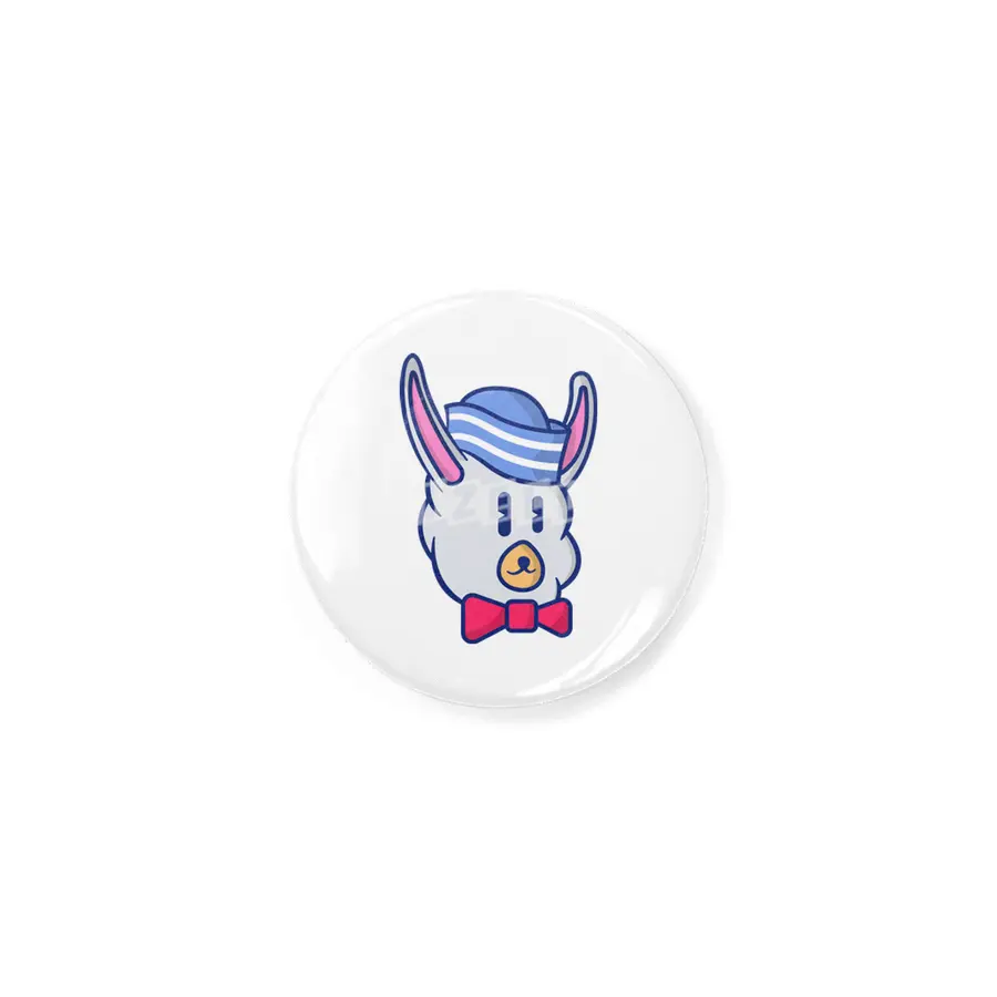 cute sailor alpaca illustration character Rozet