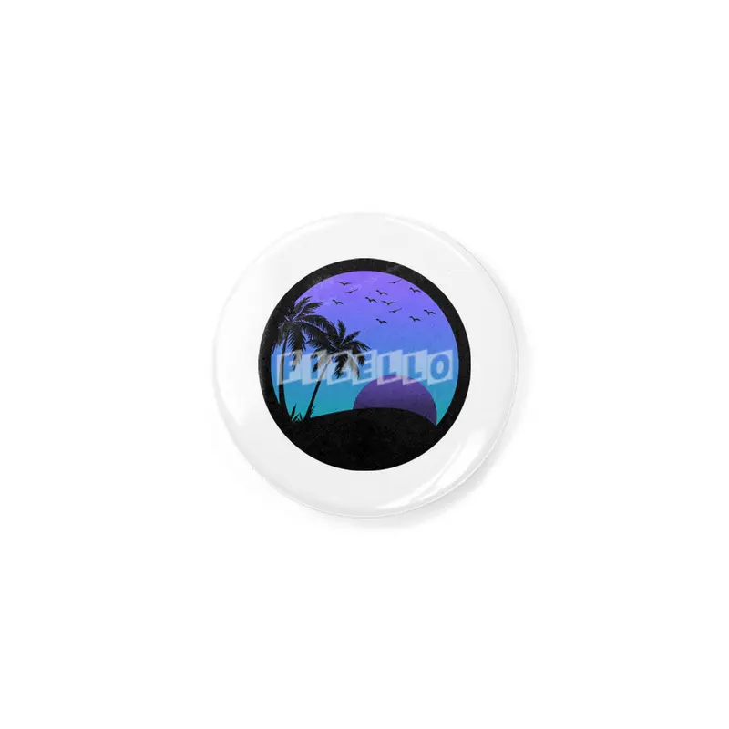 Beach Side Silhouette - Purple/Blue Rozet