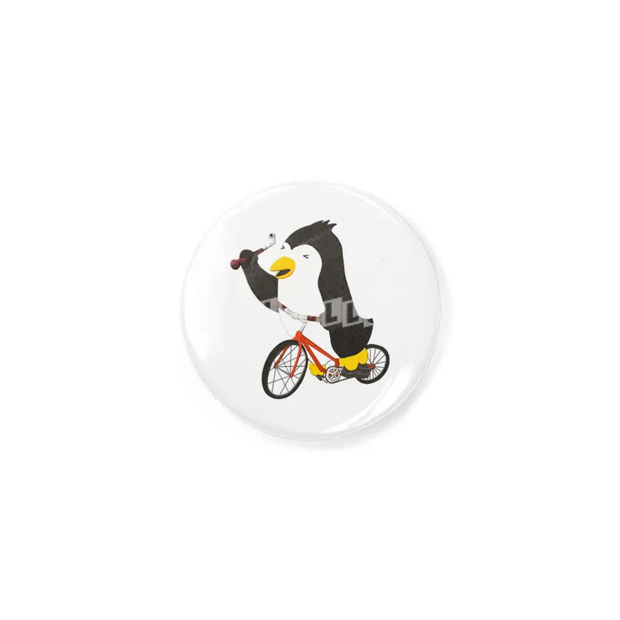 Cycling Penguin (w/ Piano Tuning Lever) Rozet
