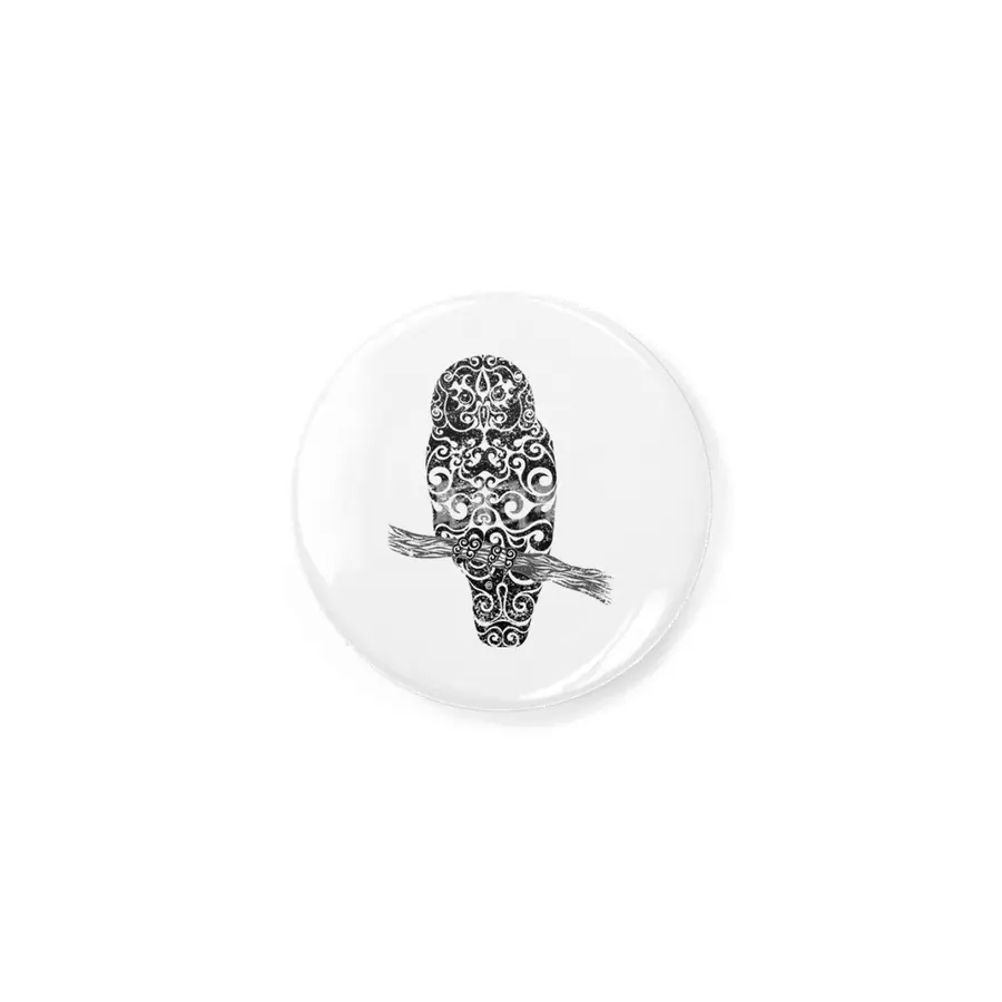 Swirly Owl Rozet