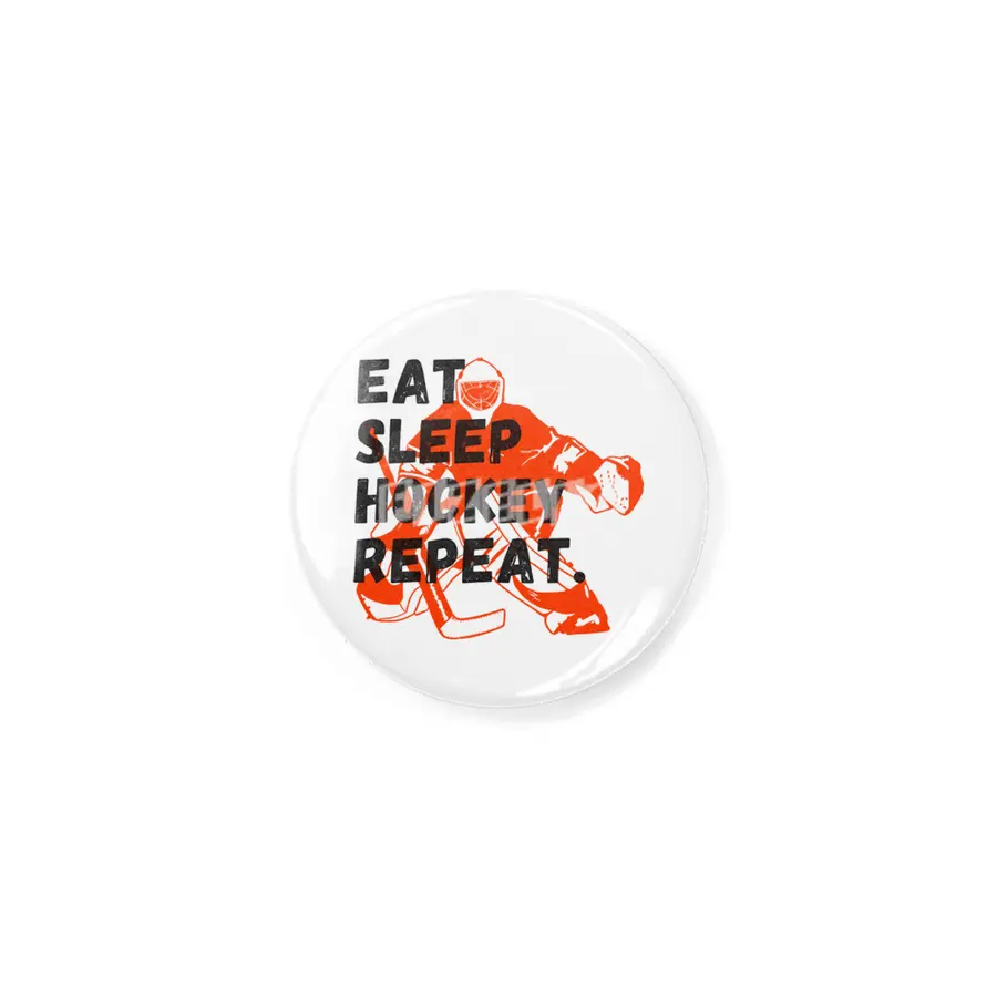 vintage distressed eat sleep ice hockey repeat sports lovers, players, fans and coaches graphic Rozet