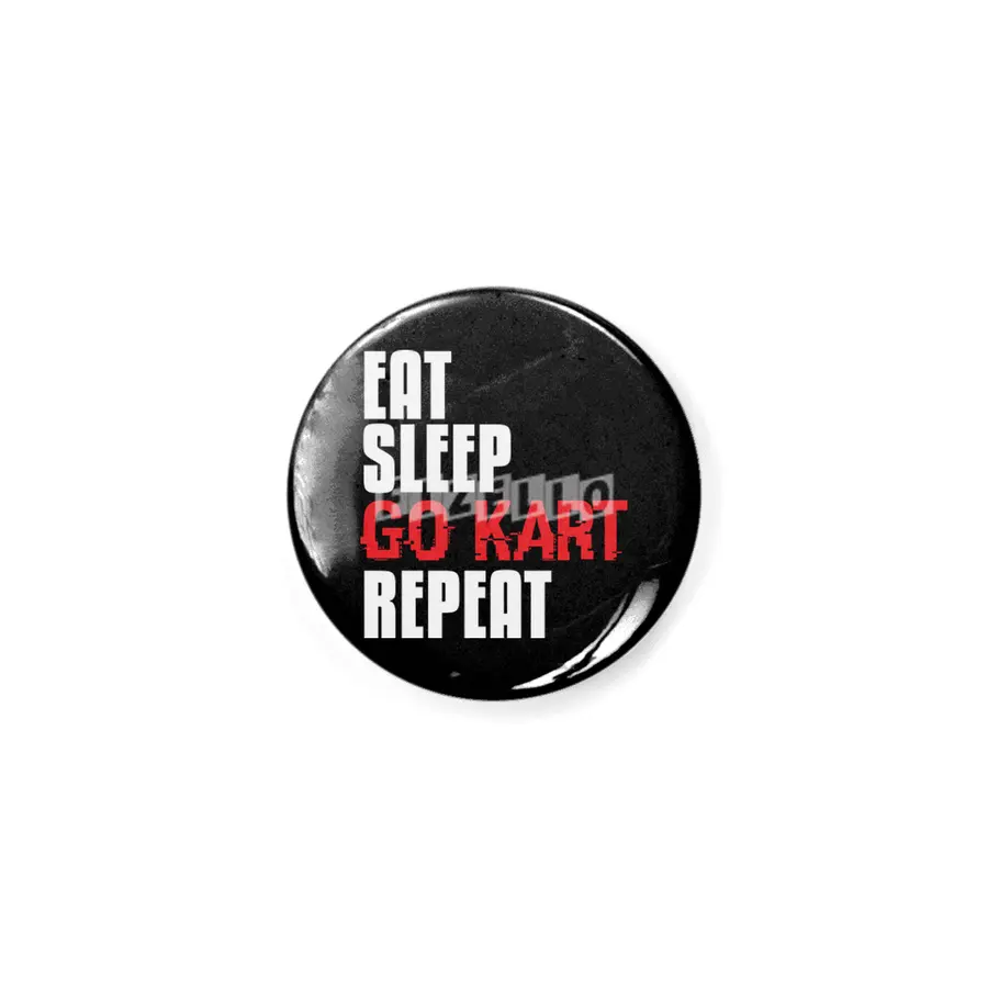 Go Kart Gift Eat Sleep Go Kart Repeat Fun Kart Racing Rozet