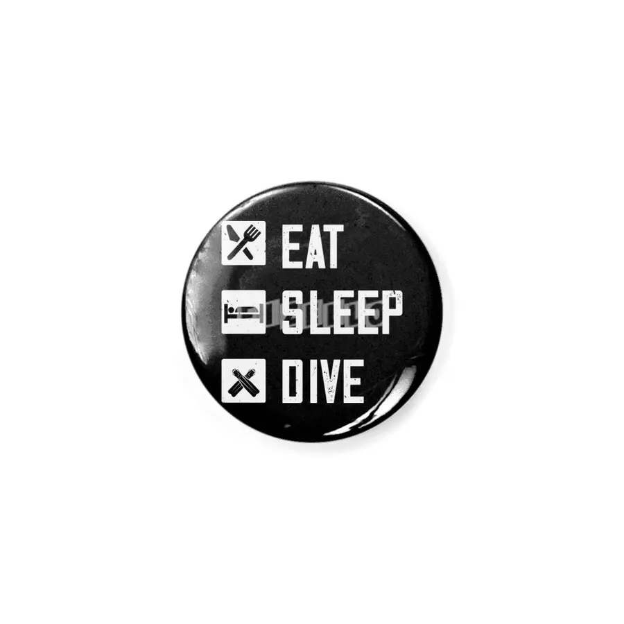 Diving - Eat Sleep Dive Rozet