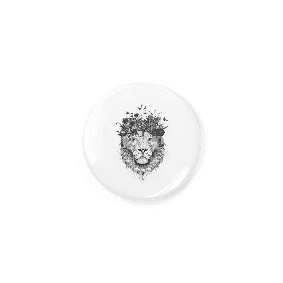 Floral lion Rozet