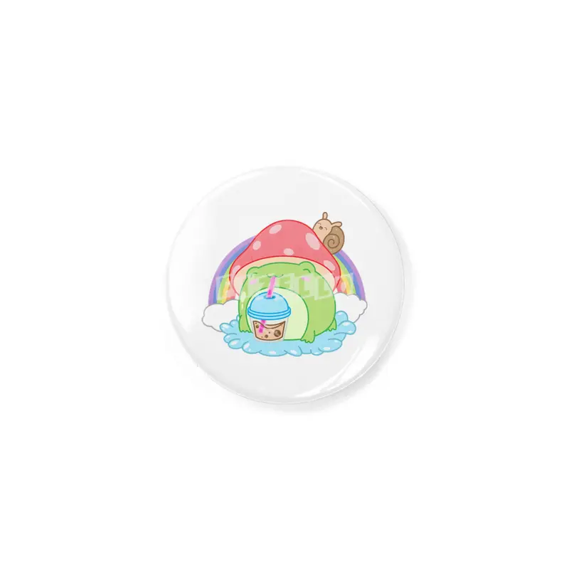 Frog Boba Bubble Tea Kawaii Anime Japanese Mushroom Snail Rozet