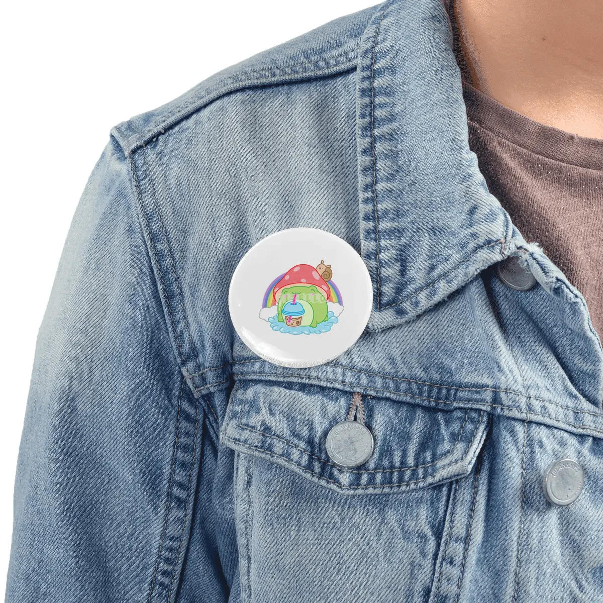 Frog Boba Bubble Tea Kawaii Anime Japanese Mushroom Snail Rozet