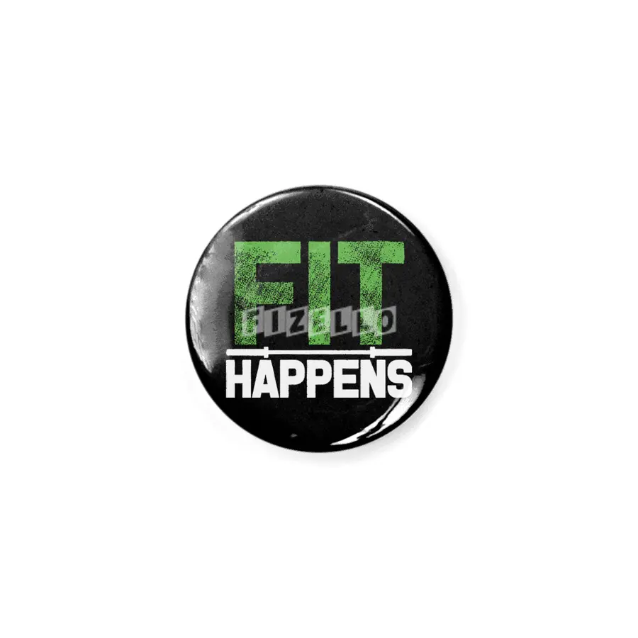 Fit Happens Cross Fit Barbell Fitness Exercise Workout Train Mens gym crossfit lifting Rozet