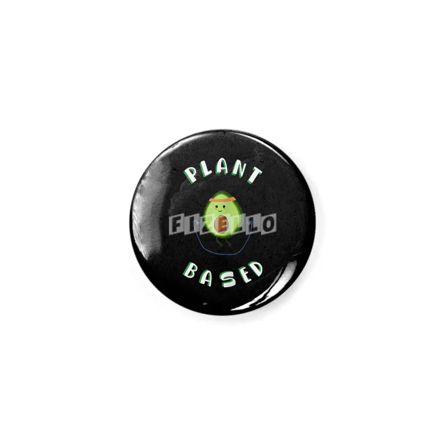 Funny Plant Based Avocado Fitness Tee, Vegan & Vegetarian Rozet