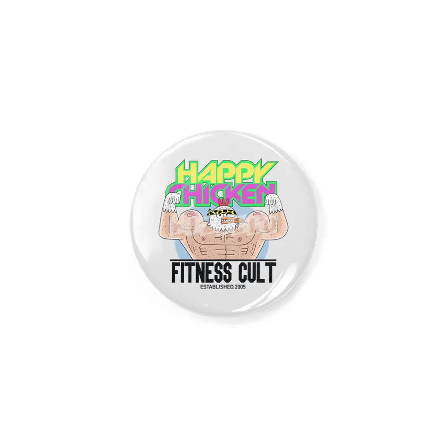 Happy Chicken Fitness Cult Club Tee Rozet