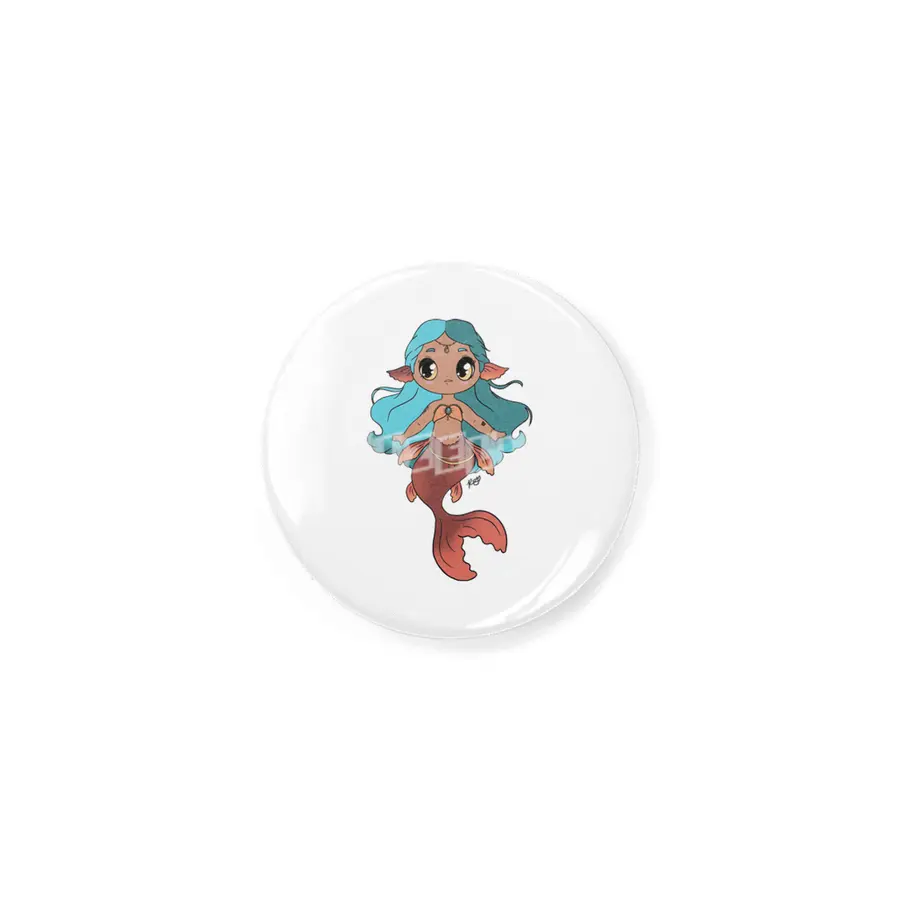 Kawaii Koi Mermaid Rozet