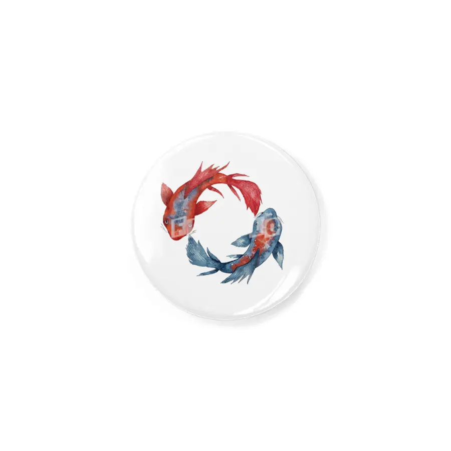 Yin Yang Koi Fish Rozet