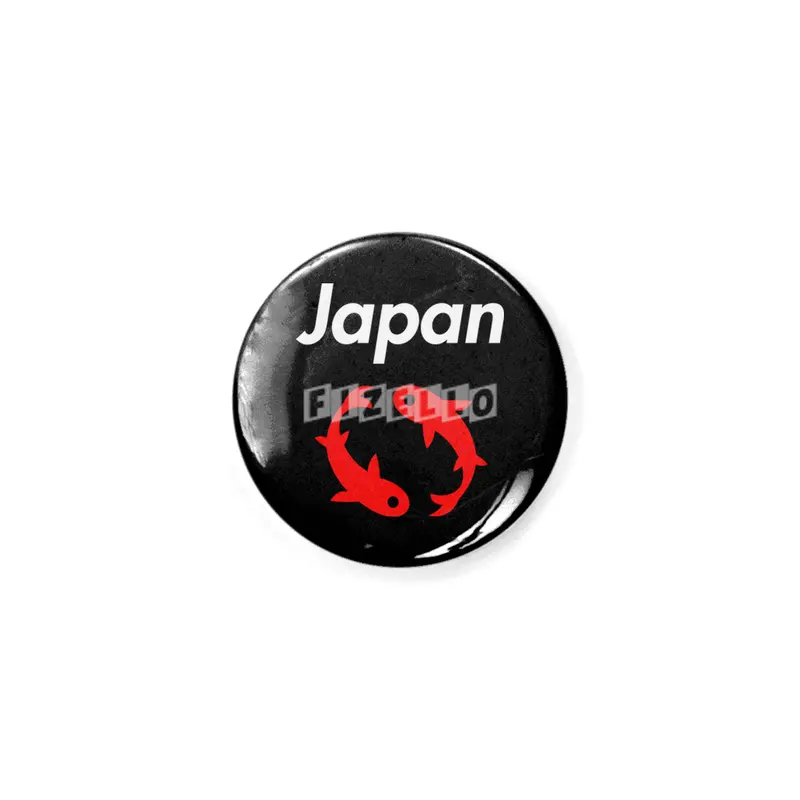 Japanese Iconic Koi for Dark Color Rozet