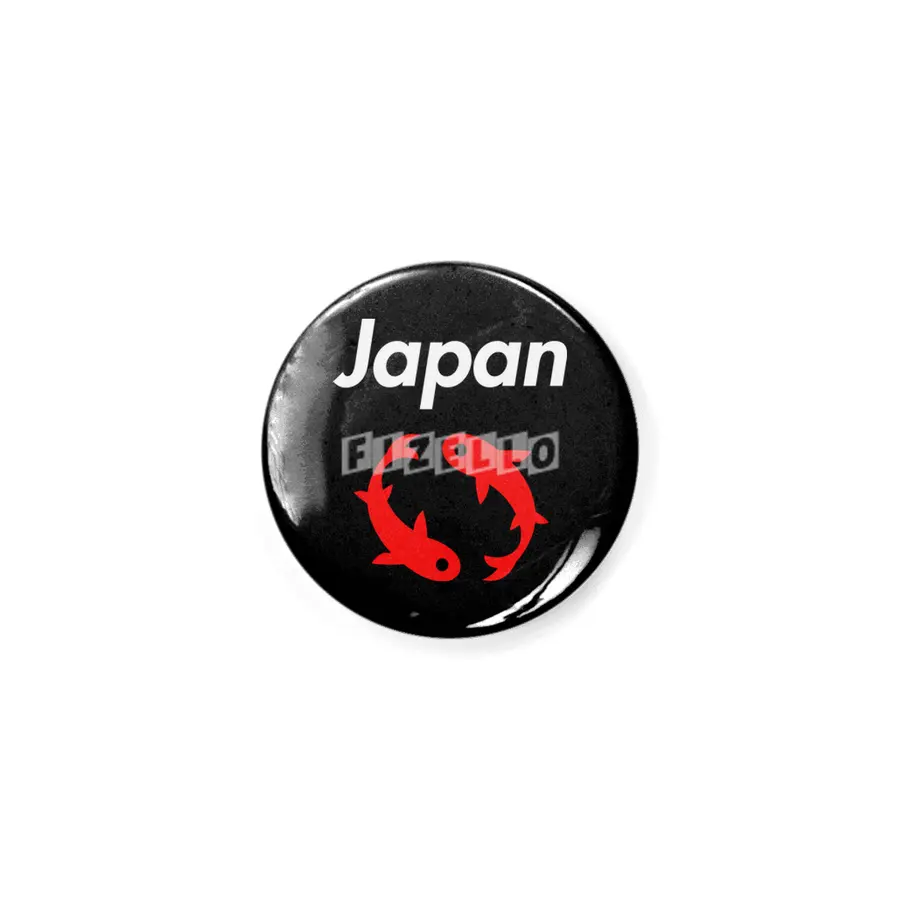 Japanese Iconic Koi for Dark Color Rozet