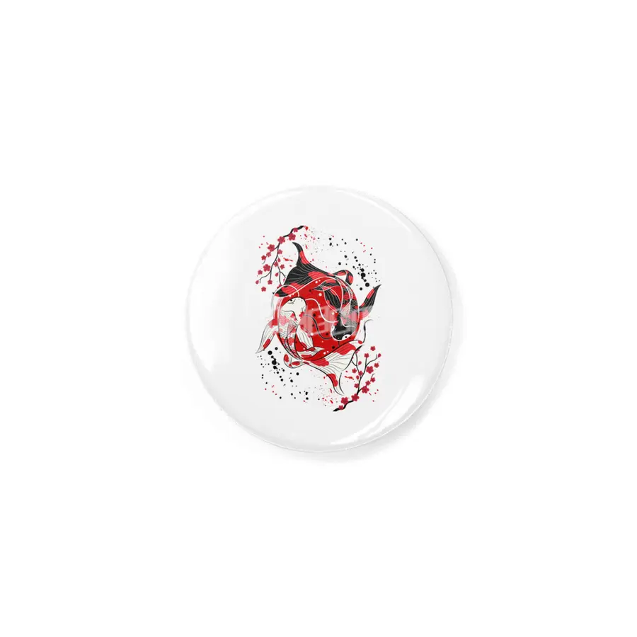 Yin Yang Koi Fish Rozet
