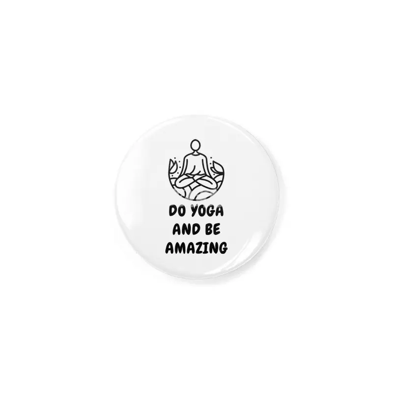 Amazing Yoga Cute Funny Shirt Good Vibes Spiritual Workout Meditation Gym Chakra Yogi Mindfulness Rozet