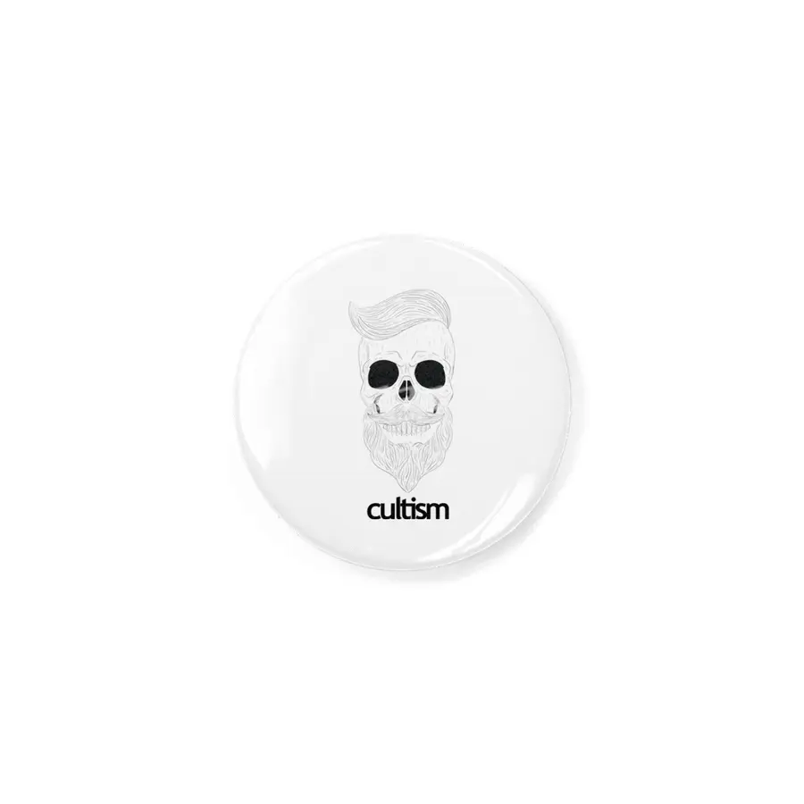 Cultism Hipster Skull Rozet