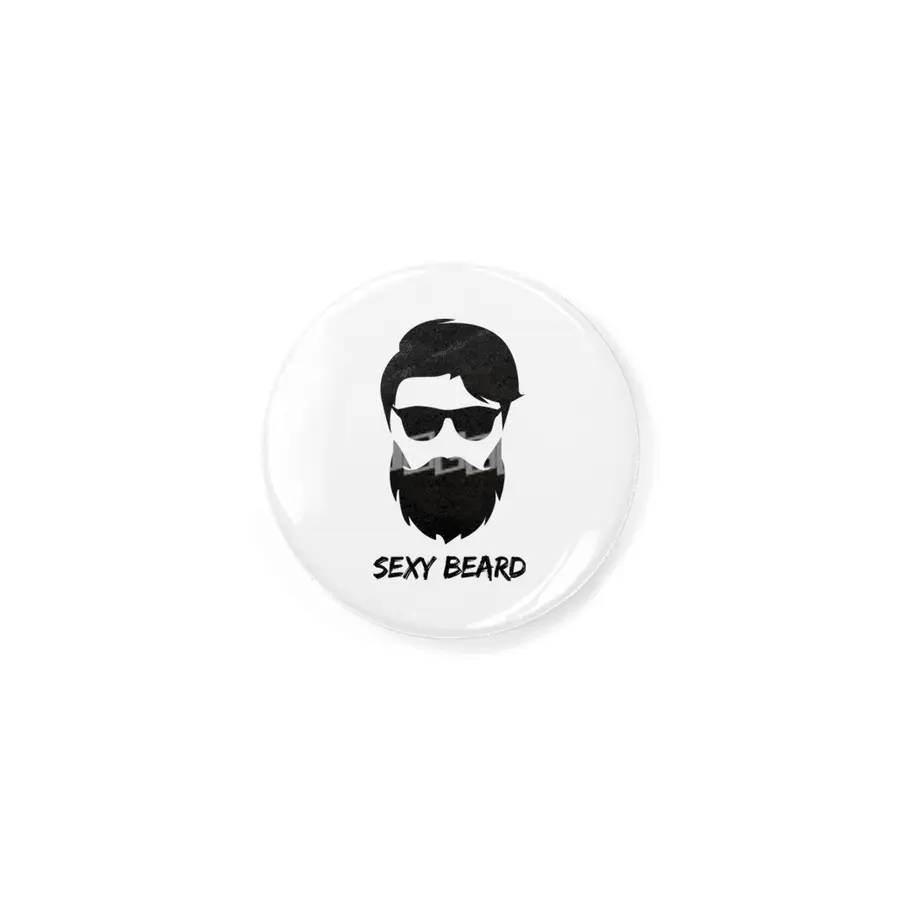 Sexy beard Hipster face Rozet