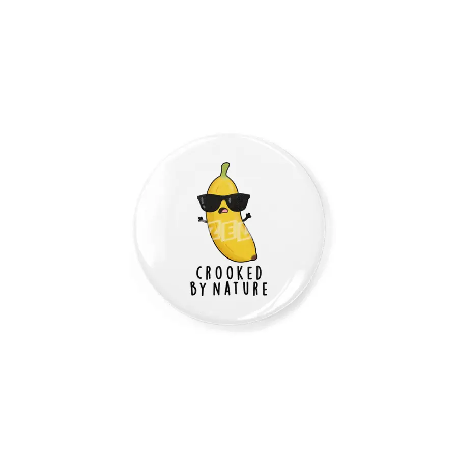 Crooked By Nature Cute Banana Pun Rozet