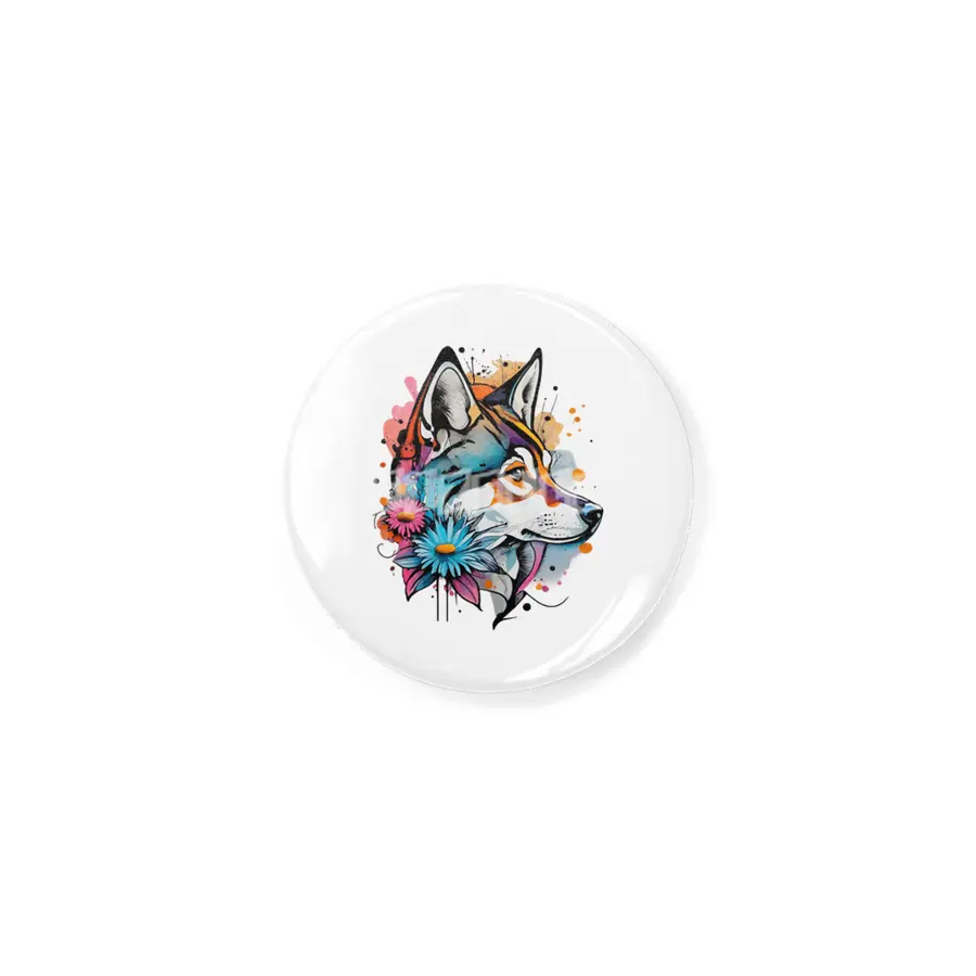 Charming Watercolor Dog Design for Dog Lovers Rozet