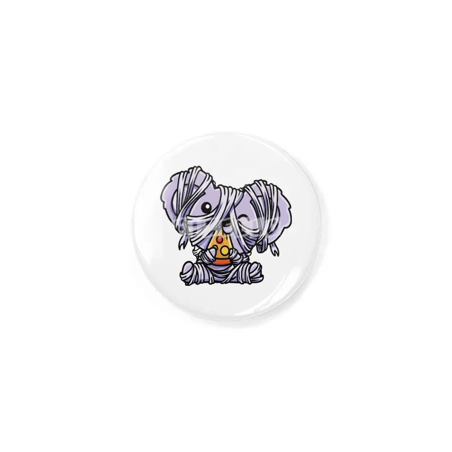 Cute Spooky Halloween Koala Bear as Mummy Costume Rozet