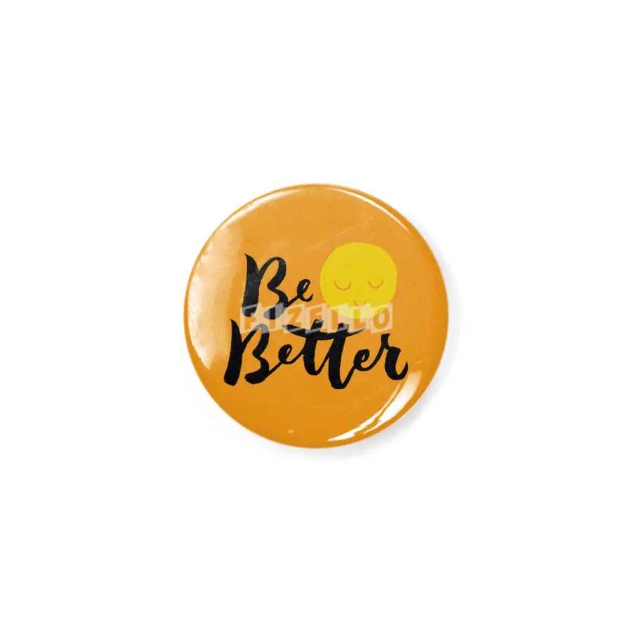 Be Better - Brush lettering design Rozet