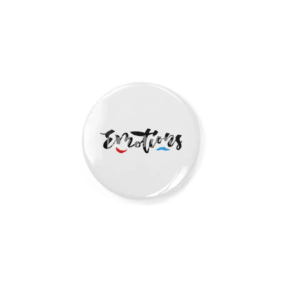 Emotions - Hand Lettering Design Rozet