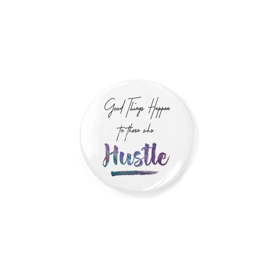 Hustle Watercolor Brush Lettering Inspirational Quote Wall Art Rozet