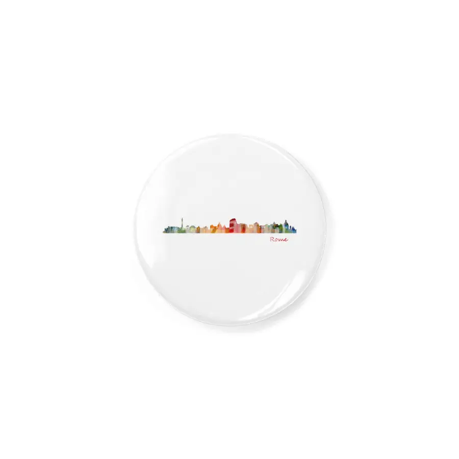 Rome Cityscape watercolor skyline Rozet