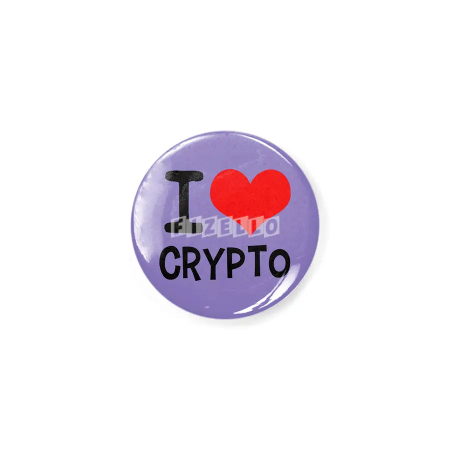 I Love Crypto Currency Rozet