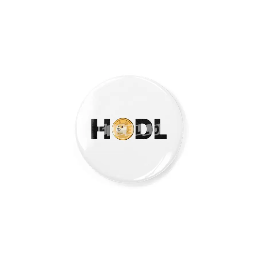 HOLD Dogecoin Funny Doge Crypto Cryptocurrency Rozet